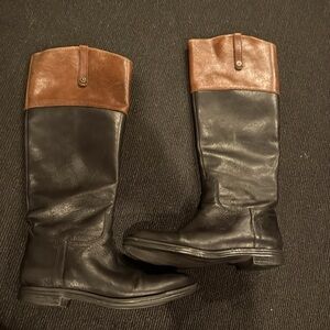 * Black and Camel Riding Boots